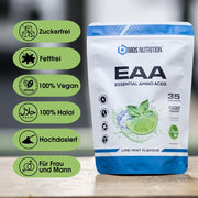 EAA essentielle Aminosäuren BCAA Bios Nutrition Leucin Isoleucin Valin Limette Minze