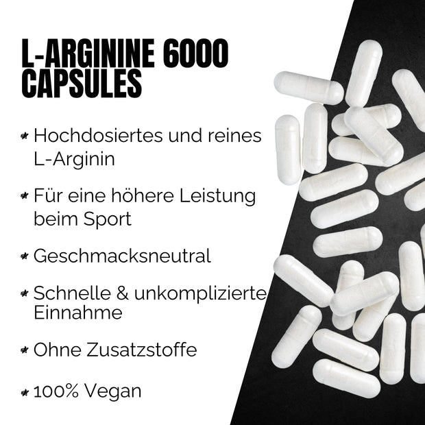 L-Arginin 6000 Kapseln