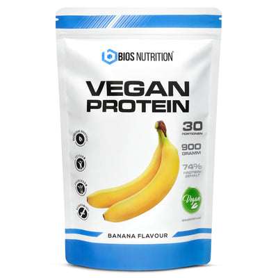 Veganes Proteinpulver Banane Bios Nutrition Mehrkomponenten Vegan Protein Pflanzlich