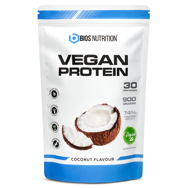 Veganes Proteinpulver Kokos Bios Nutrition Mehrkomponenten Vegan Protein Pflanzlich