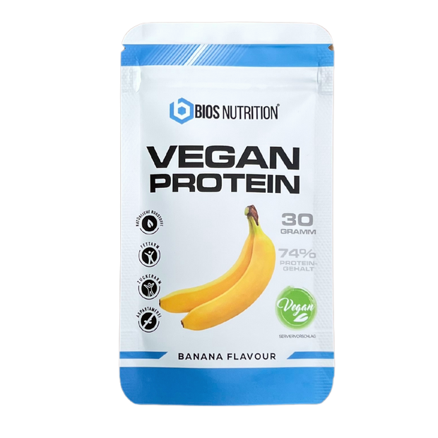 Veganes Proteinpulver Banane Bios Nutrition Mehrkomponenten Vegan Protein Pflanzlich