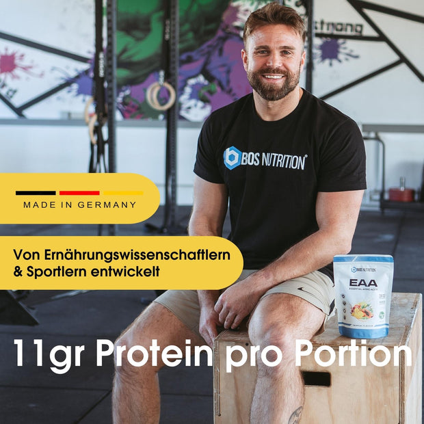 EAA essentielle Aminosäuren BCAA Bios Nutrition Leucin Isoleucin Valin Tropical