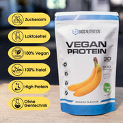 Veganes Proteinpulver Banane Bios Nutrition Mehrkomponenten Vegan Protein Pflanzlich