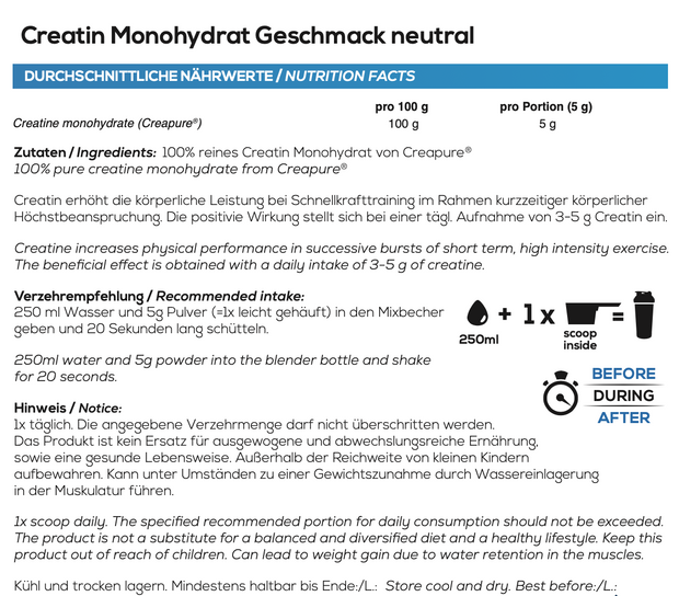 Creapure® Creatin Monohydrat