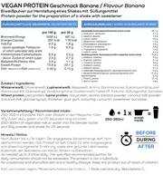 Veganes Proteinpulver Banane Bios Nutrition Mehrkomponenten Vegan Protein Pflanzlich