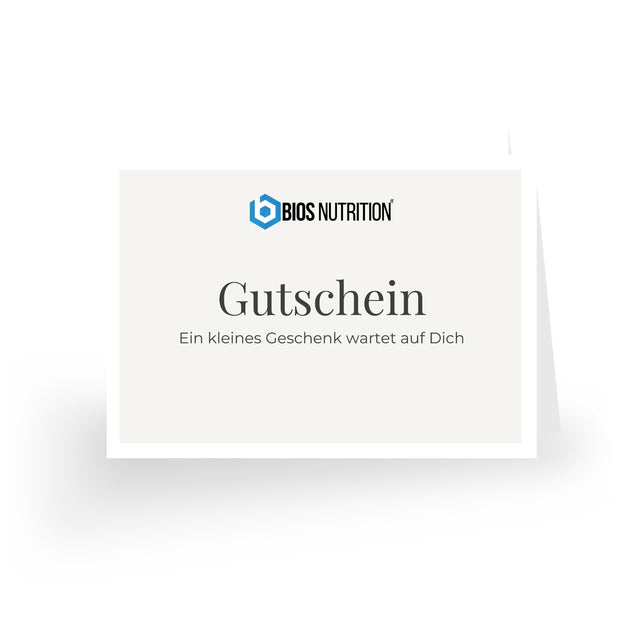 Bios Nutrition Geschenkgutschein