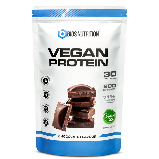 Veganes Proteinpulver Schokolade Bios Nutrition Mehrkomponenten Vegan Protein Pflanzlich