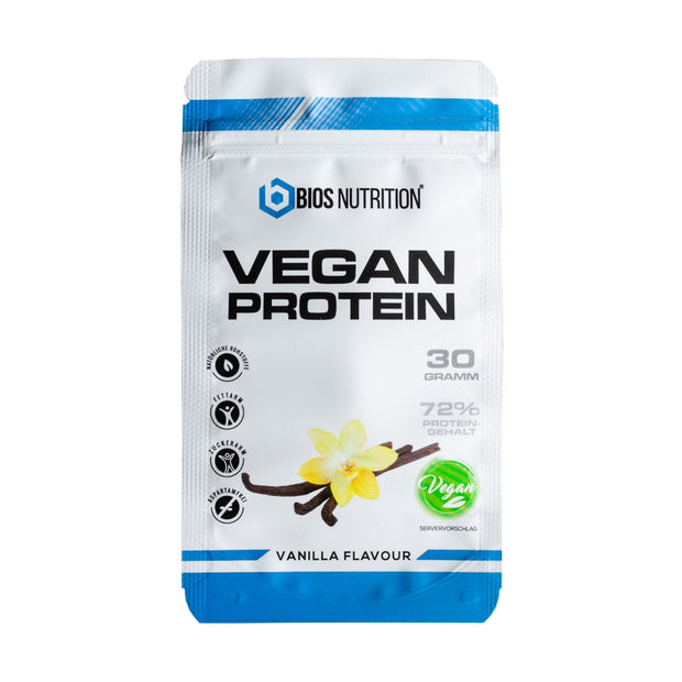 Veganes Proteinpulver Vanille Bios Nutrition Mehrkomponenten Vegan Protein Pflanzlich Probepackung